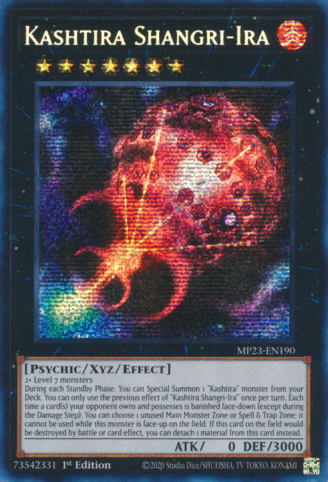 Kashtira Shangri-Ira [MP23-EN190] Prismatic Secret Rare | Arkham Games and Comics