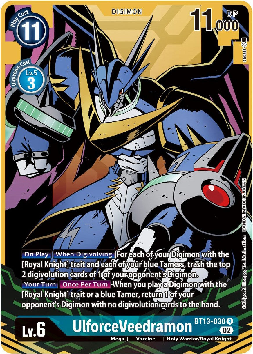 UlforceVeedramon [BT13-030] (Alternate Art) [Versus Royal Knights Booster] | Arkham Games and Comics