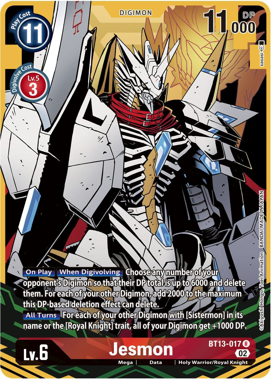 Jesmon [BT13-017] (Alternate Art) [Versus Royal Knights Booster] | Arkham Games and Comics