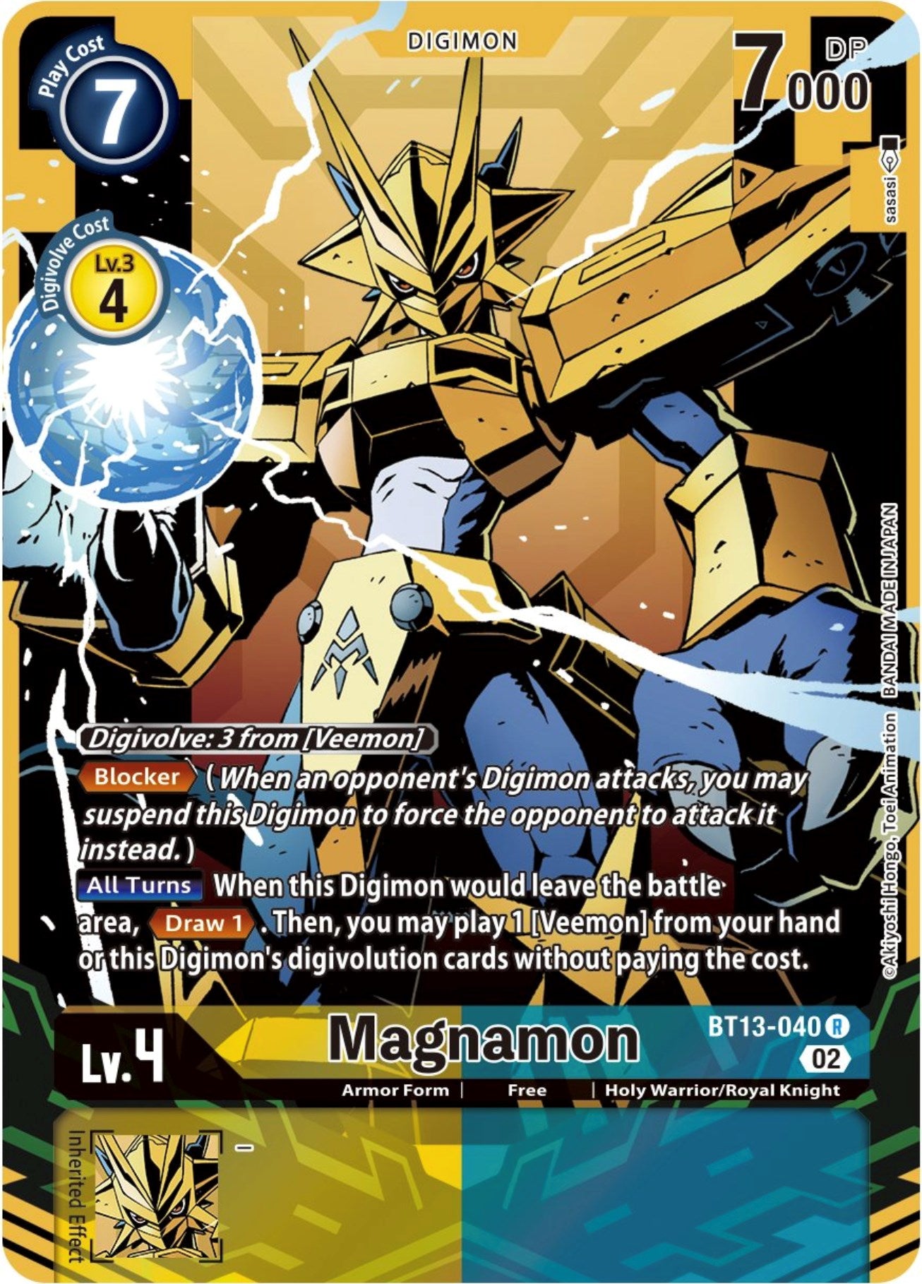 Magnamon [BT13-040] (Alternate Art) [Versus Royal Knights Booster] | Arkham Games and Comics