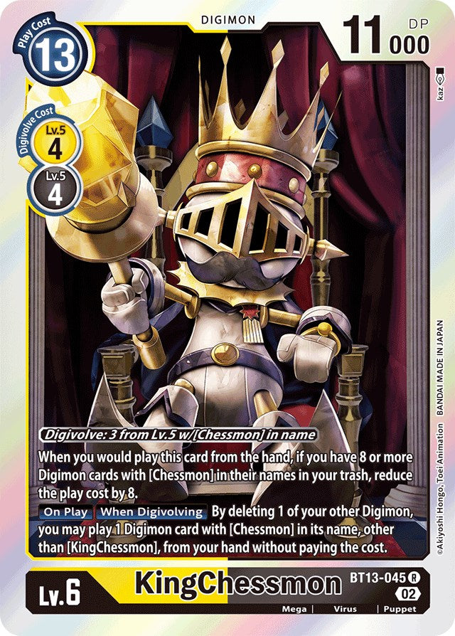 KingChessmon [BT13-045] [Versus Royal Knights Booster] | Arkham Games and Comics