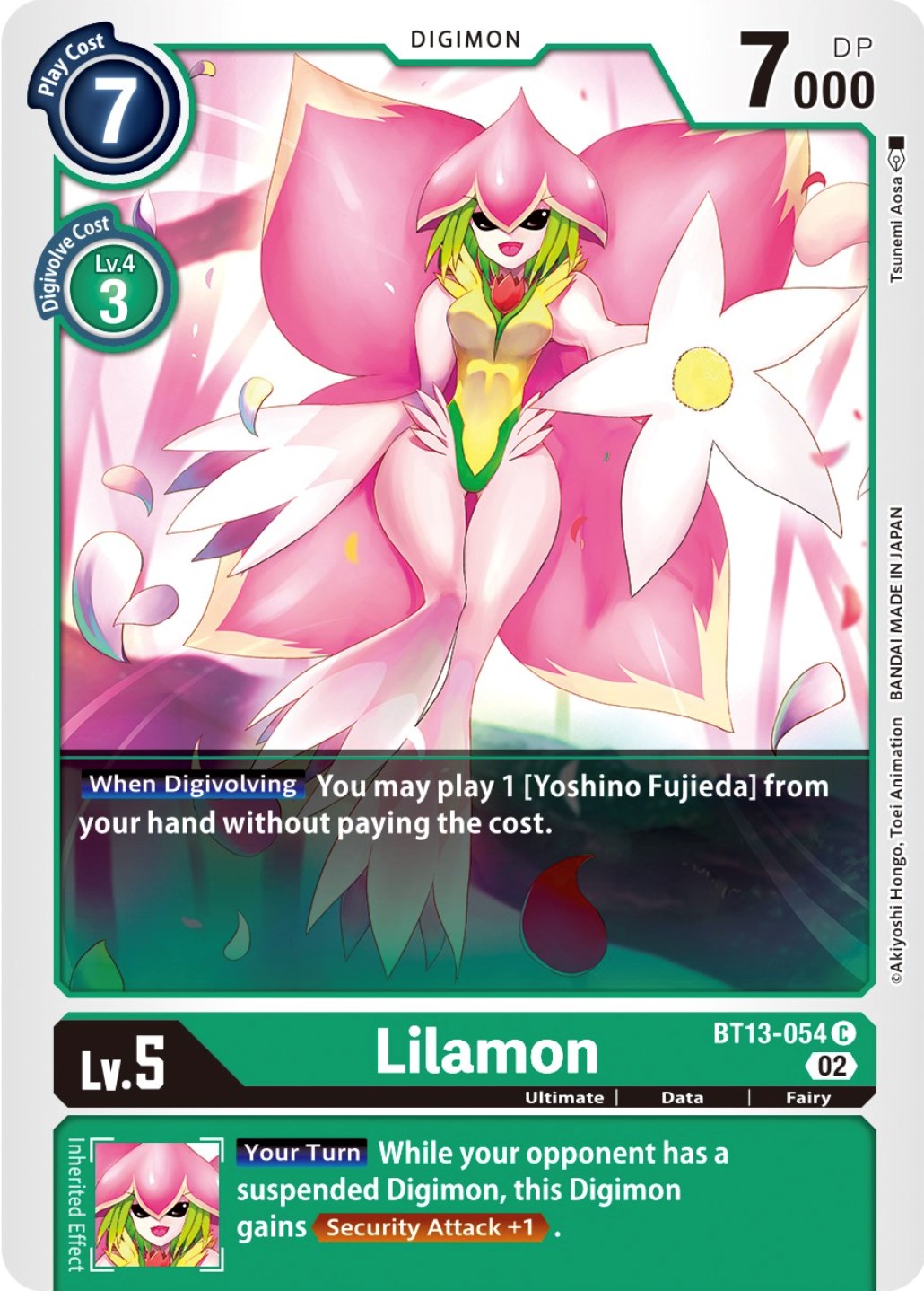 Lilamon [BT13-054] [Versus Royal Knights Booster] | Arkham Games and Comics