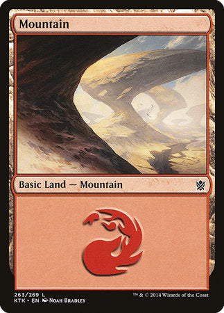 Mountain (263) [Khans of Tarkir] | Arkham Games and Comics