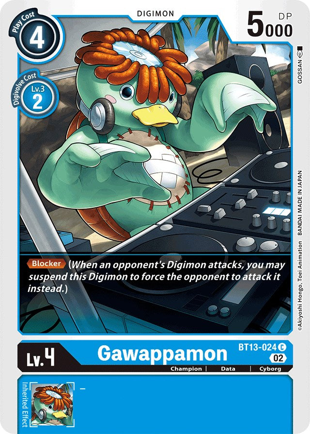 Gawappamon [BT13-024] [Versus Royal Knights Booster] | Arkham Games and Comics