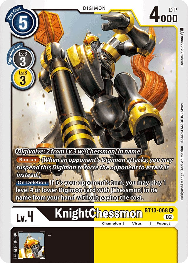 KnightChessmon [BT13-068] [Versus Royal Knights Booster] | Arkham Games and Comics