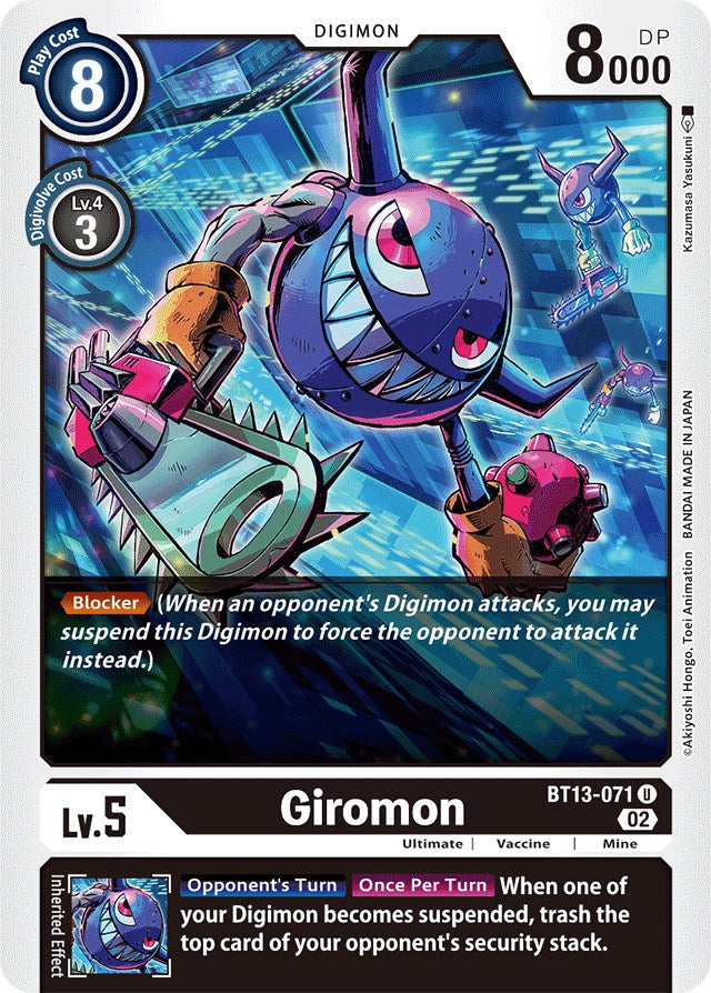 Giromon [BT13-071] [Versus Royal Knights Booster] | Arkham Games and Comics