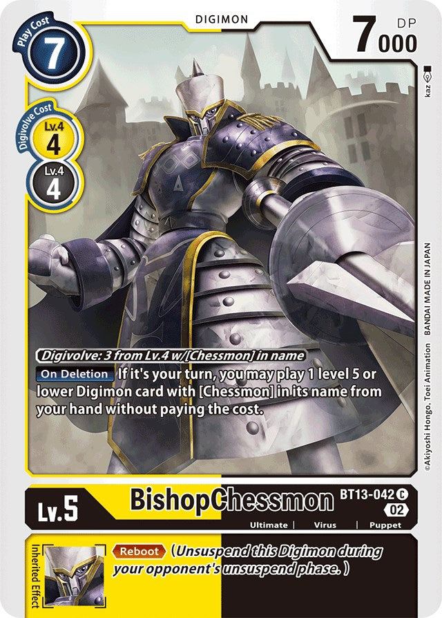 BishopChessmon [BT13-042] [Versus Royal Knights Booster] | Arkham Games and Comics