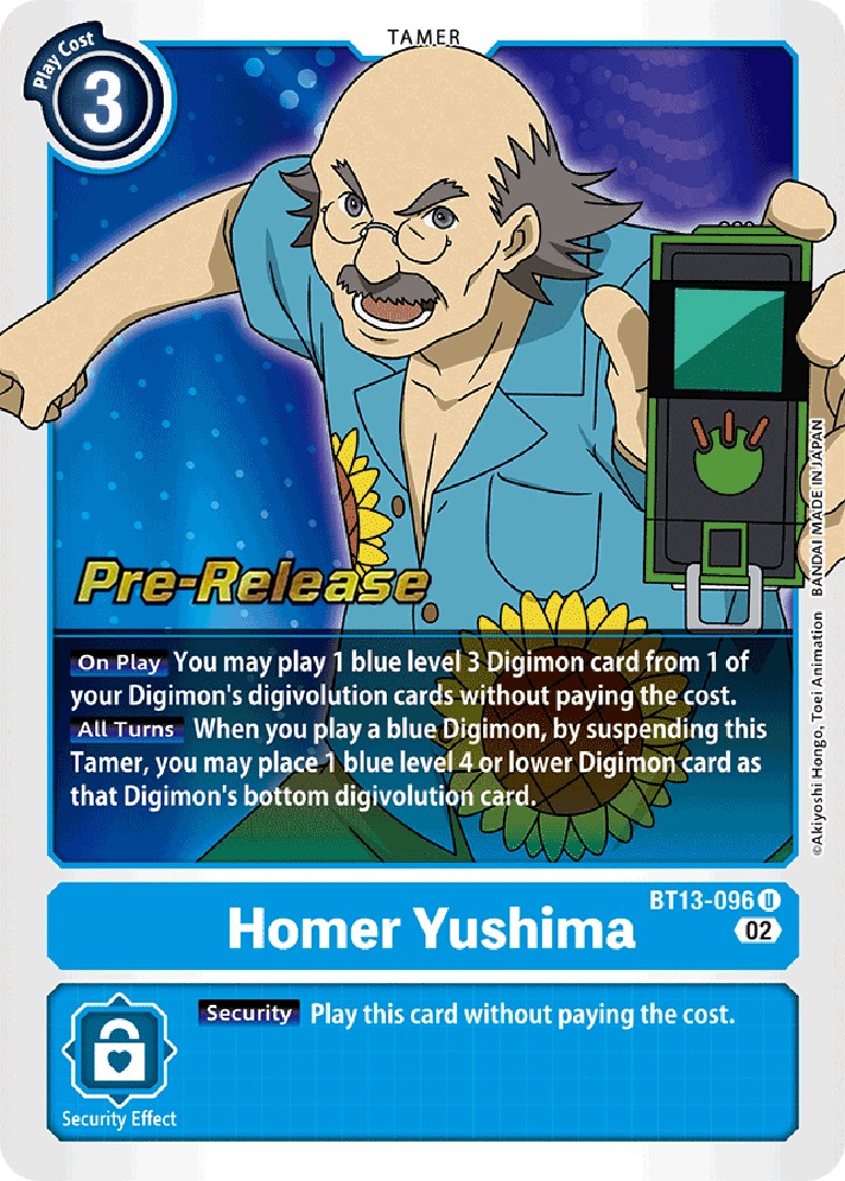 Homer Yushima [BT13-096] [Versus Royal Knight Booster Pre-Release Cards] | Arkham Games and Comics