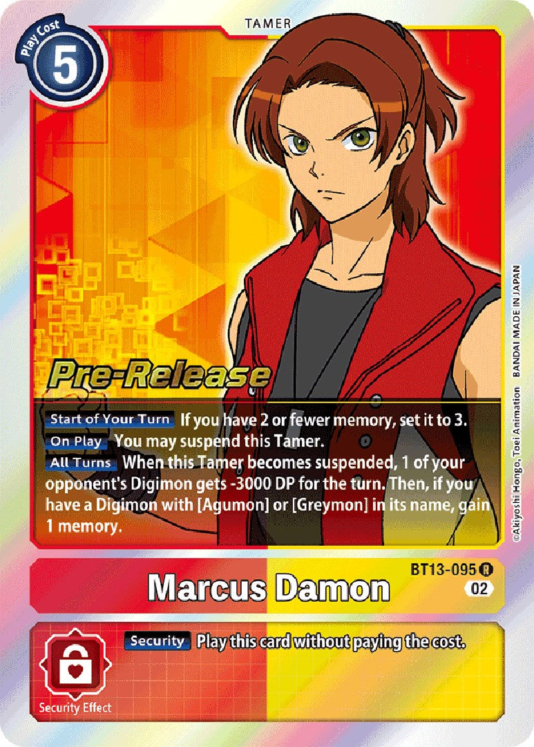 Marcus Damon [BT13-095] [Versus Royal Knight Booster Pre-Release Cards] | Arkham Games and Comics