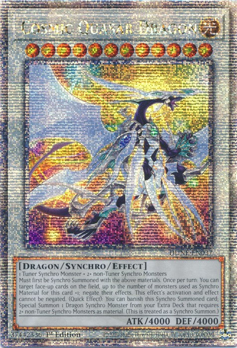 Cosmic Quasar Dragon [DUNE-EN037] Quarter Century Secret Rare | Arkham Games and Comics