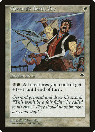 Gerrard's Battle Cry [Tempest] | Arkham Games and Comics