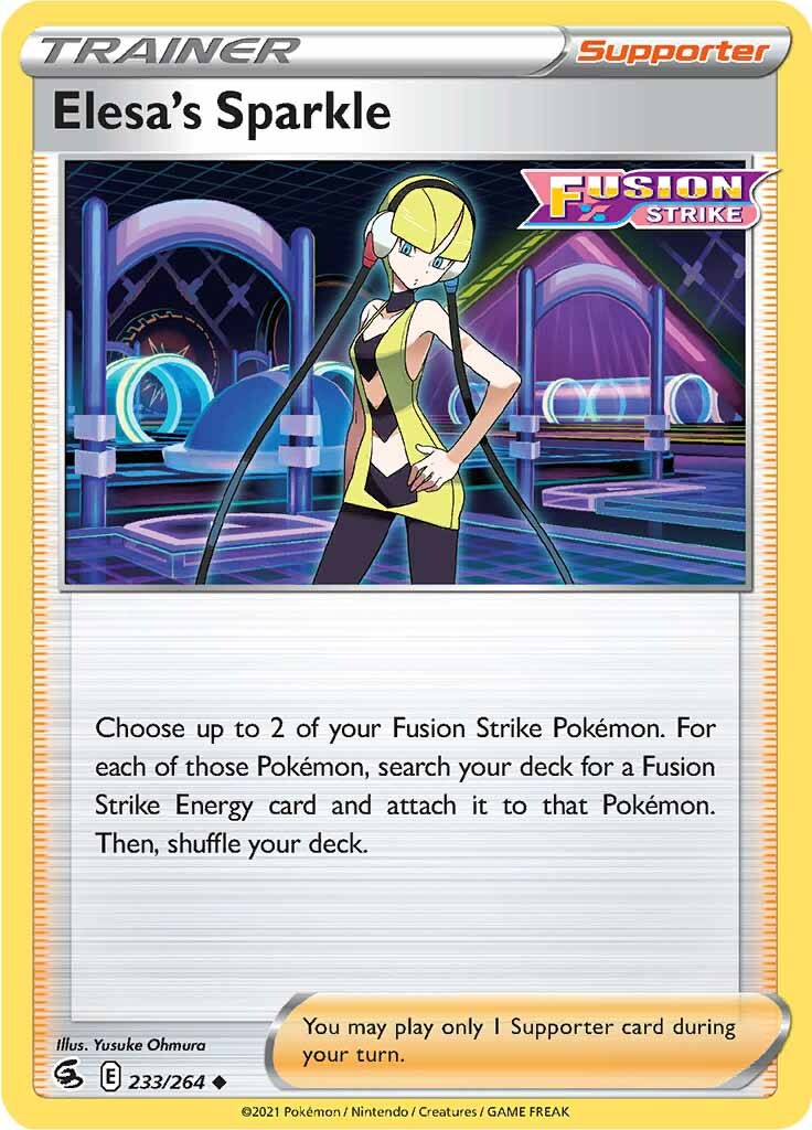 Elesa's Sparkle (233/264) [Sword & Shield: Fusion Strike] | Arkham Games and Comics