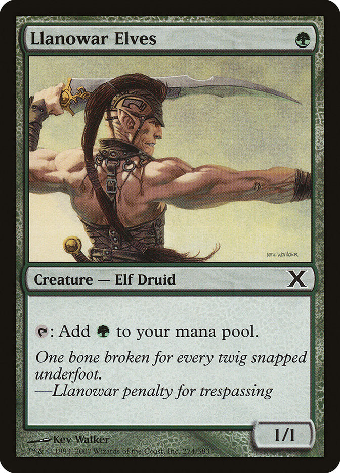 Llanowar Elves [Tenth Edition] | Arkham Games and Comics