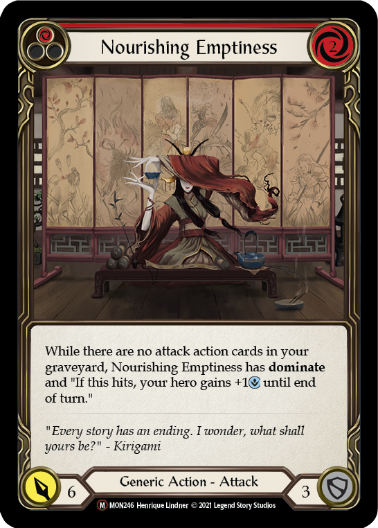 Nourishing Emptiness [U-MON246-RF] (Monarch Unlimited)  Unlimited Rainbow Foil | Arkham Games and Comics