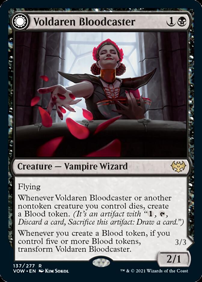 Voldaren Bloodcaster // Bloodbat Summoner [Innistrad: Crimson Vow] | Arkham Games and Comics