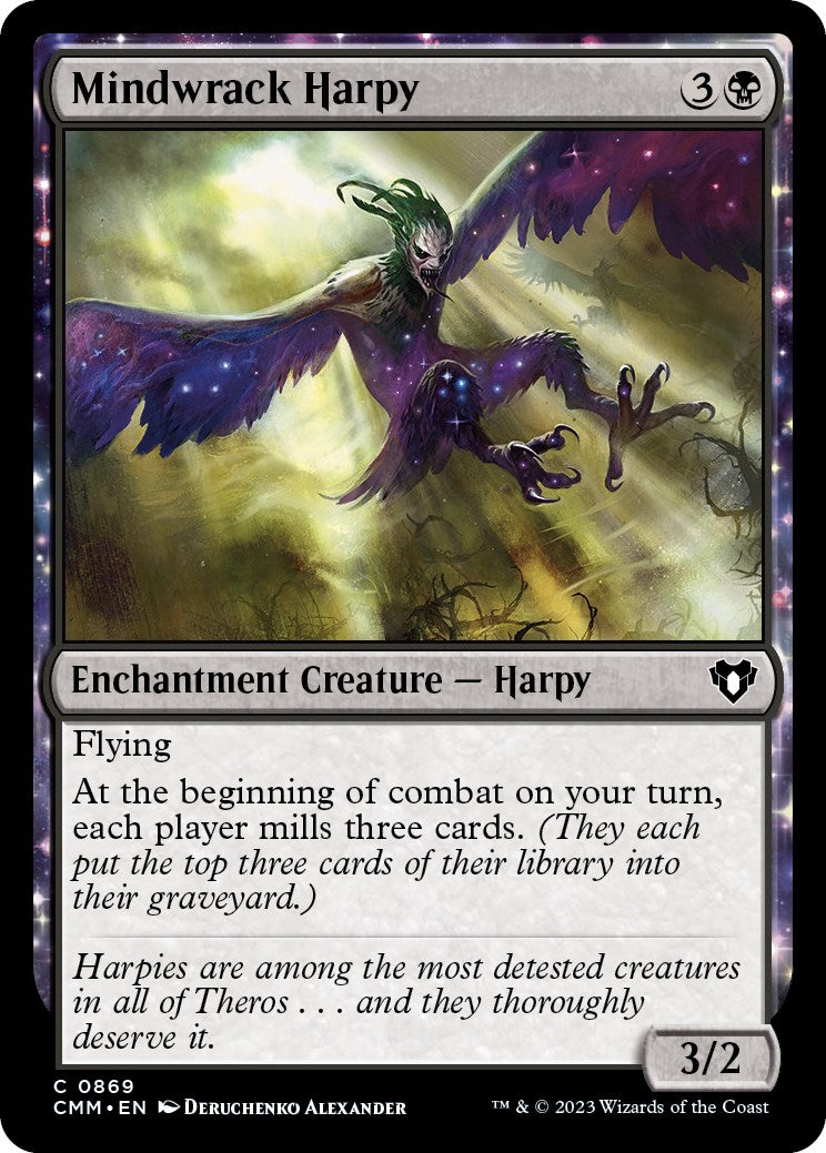 Mindwrack Harpy [Commander Masters] | Arkham Games and Comics