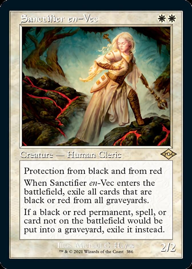 Sanctifier en-Vec (Retro Foil Etched) [Modern Horizons 2] | Arkham Games and Comics