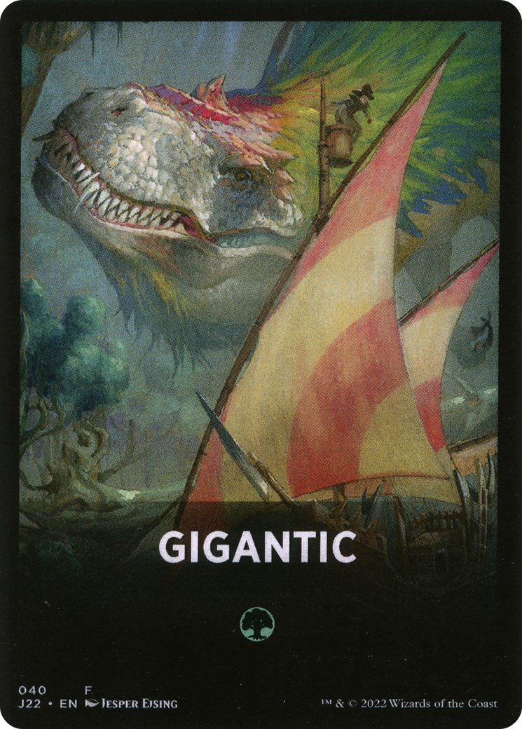 Gigantic Theme Card [Jumpstart 2022 Front Cards] | Arkham Games and Comics