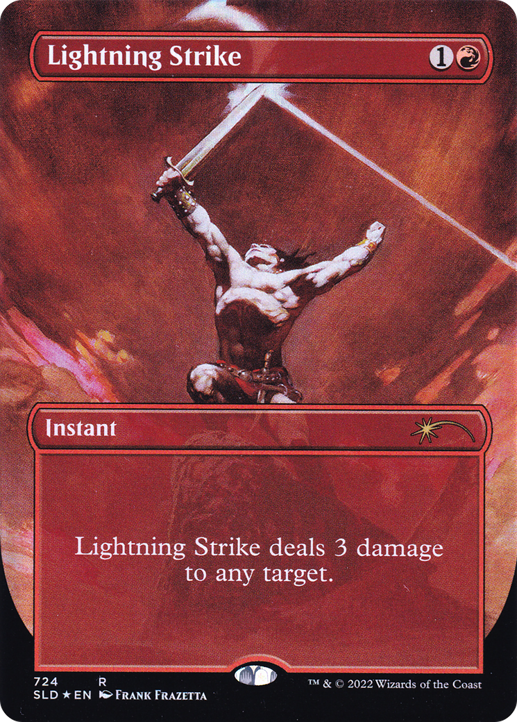 Lightning Strike (Borderless) [Secret Lair Drop Promos] | Arkham Games and Comics