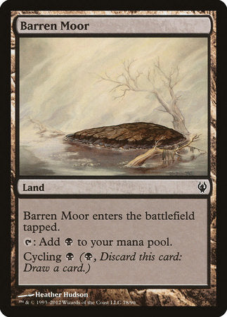 Barren Moor [Duel Decks: Izzet vs. Golgari] | Arkham Games and Comics