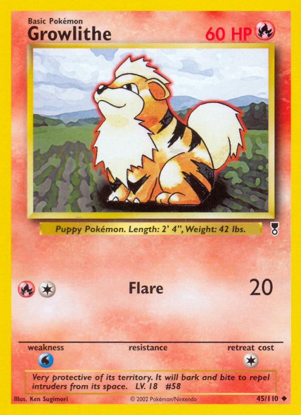 Growlithe (45/110) [Legendary Collection] | Arkham Games and Comics