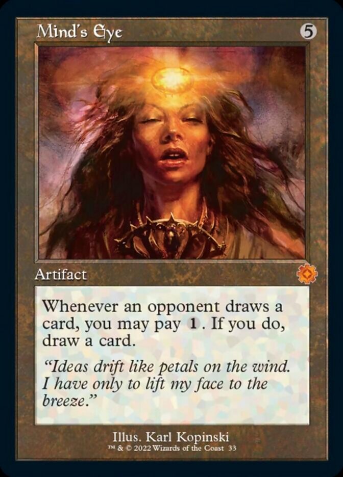Mind's Eye (Retro) [The Brothers' War Retro Artifacts] | Arkham Games and Comics