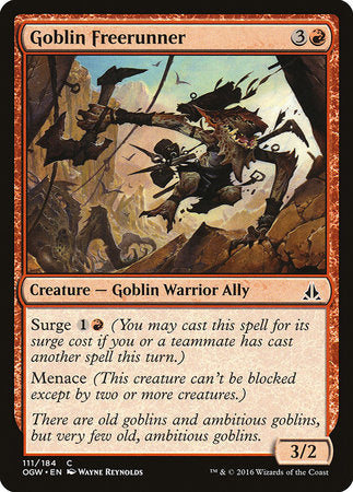 Goblin Freerunner [Oath of the Gatewatch] | Arkham Games and Comics