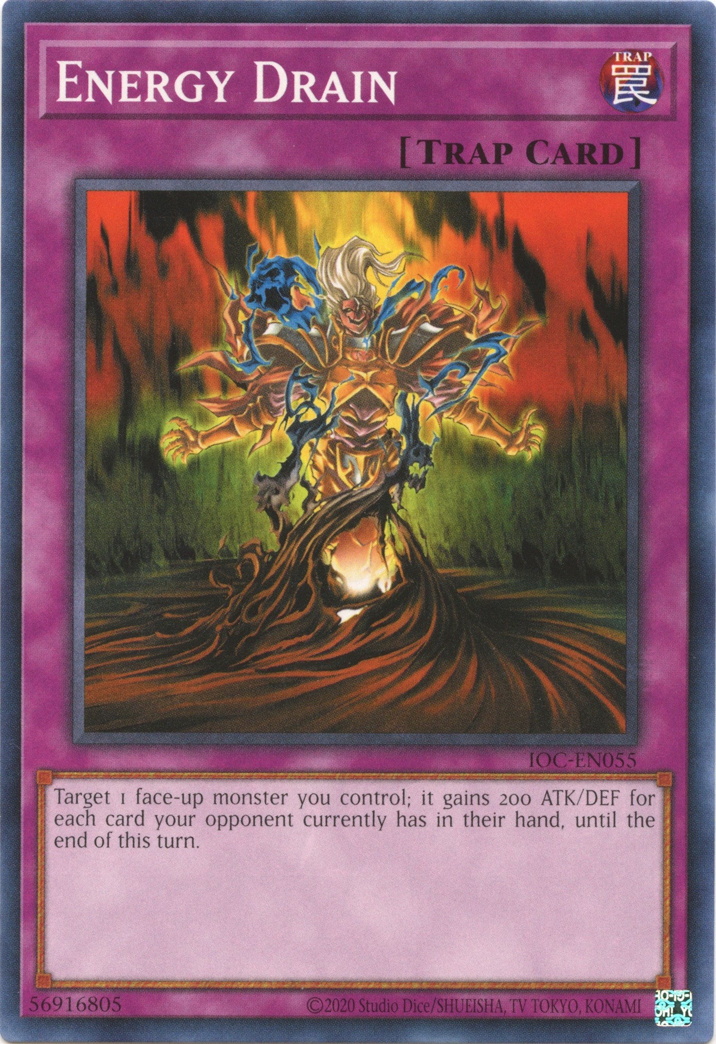 Energy Drain (25th Anniversary) [IOC-EN055] Common | Arkham Games and Comics