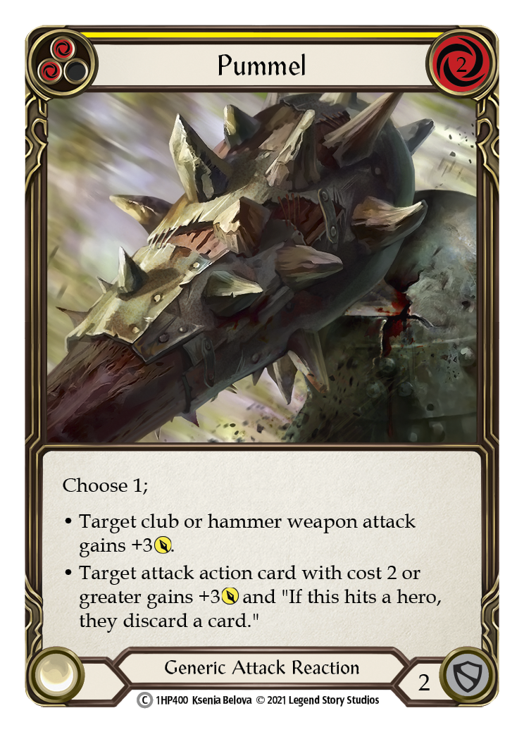 Pummel (Yellow) [1HP400] (History Pack 1) | Arkham Games and Comics