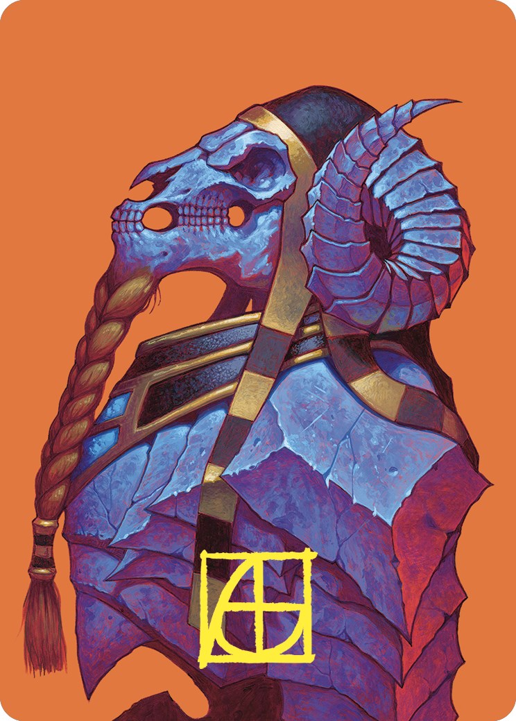 Neheb, the Eternal Art Card (Gold-Stamped Signature) [Commander Masters Art Series] | Arkham Games and Comics