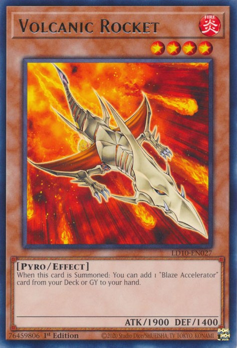 Volcanic Rocket [LD10-EN027] Rare | Arkham Games and Comics