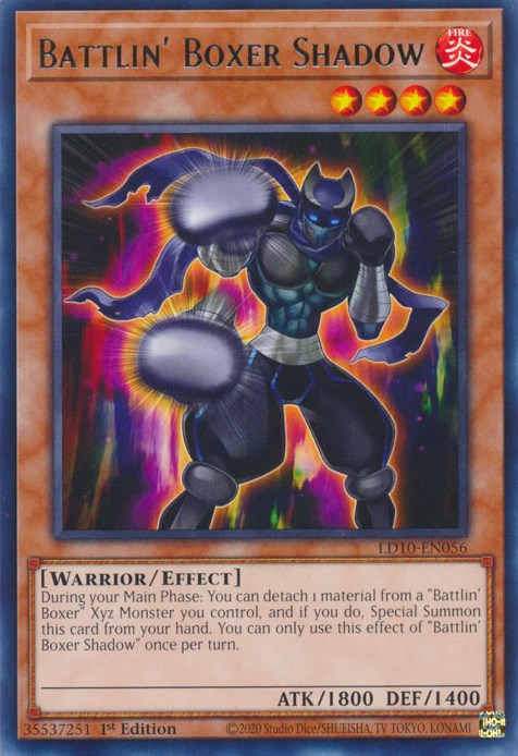 Battlin' Boxer Shadow [LD10-EN056] Rare | Arkham Games and Comics