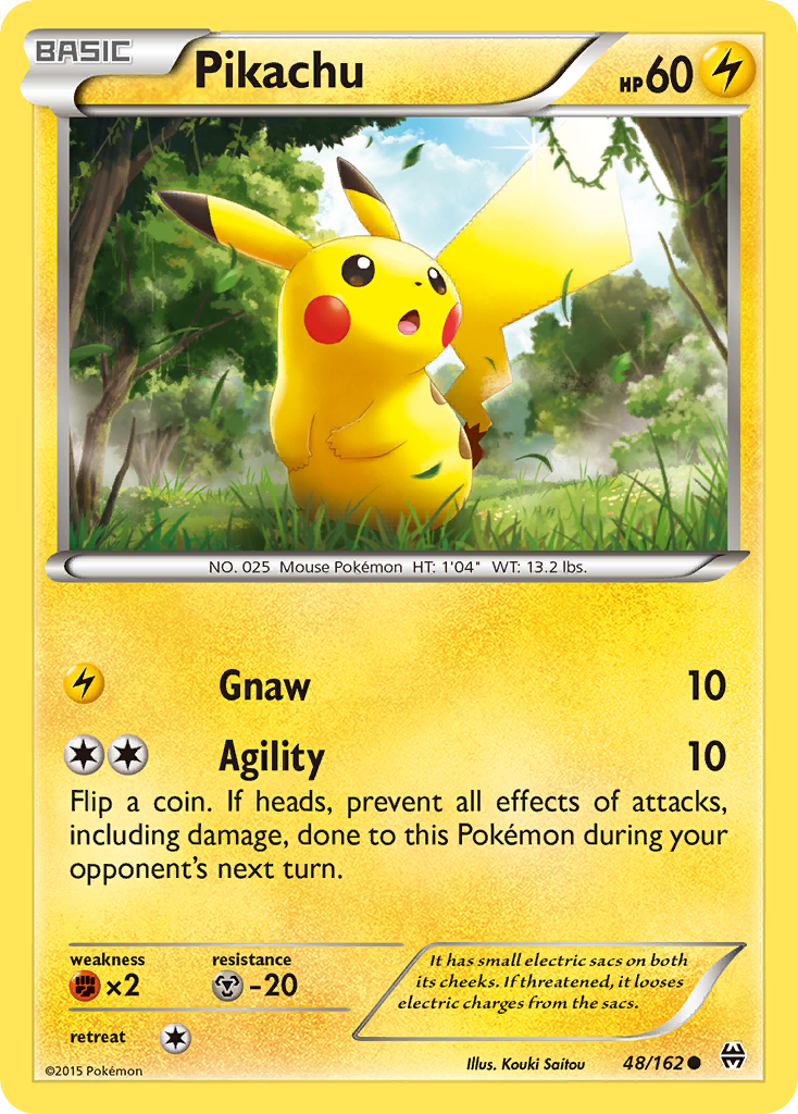 Pikachu (48/162) [XY: BREAKthrough] | Arkham Games and Comics