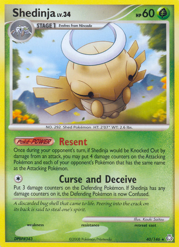 Shedinja (40/146) [Diamond & Pearl: Legends Awakened] | Arkham Games and Comics