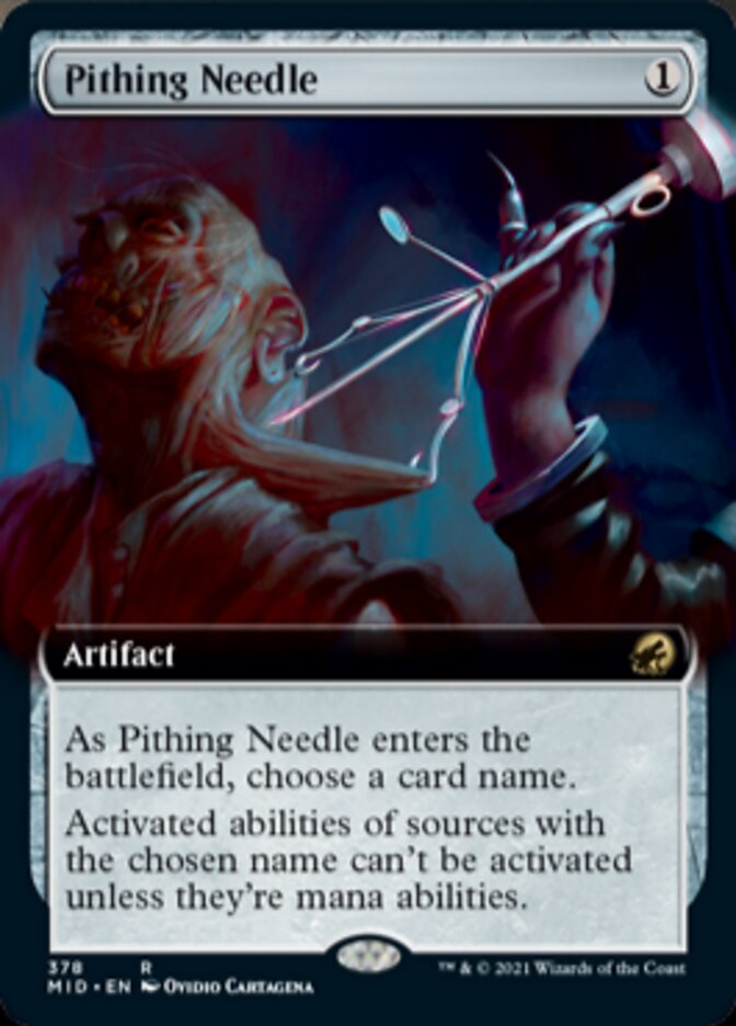 Pithing Needle (Extended) [Innistrad: Midnight Hunt] | Arkham Games and Comics