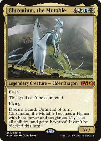 Chromium, the Mutable [Core Set 2019] | Arkham Games and Comics
