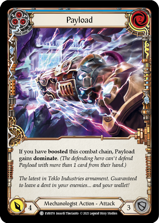 Payload (Blue) [EVR078] (Everfest)  1st Edition Rainbow Foil | Arkham Games and Comics