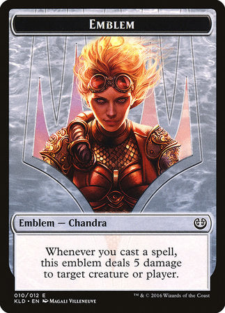 Emblem - Chandra, Torch of Defiance [Kaladesh Tokens] | Arkham Games and Comics