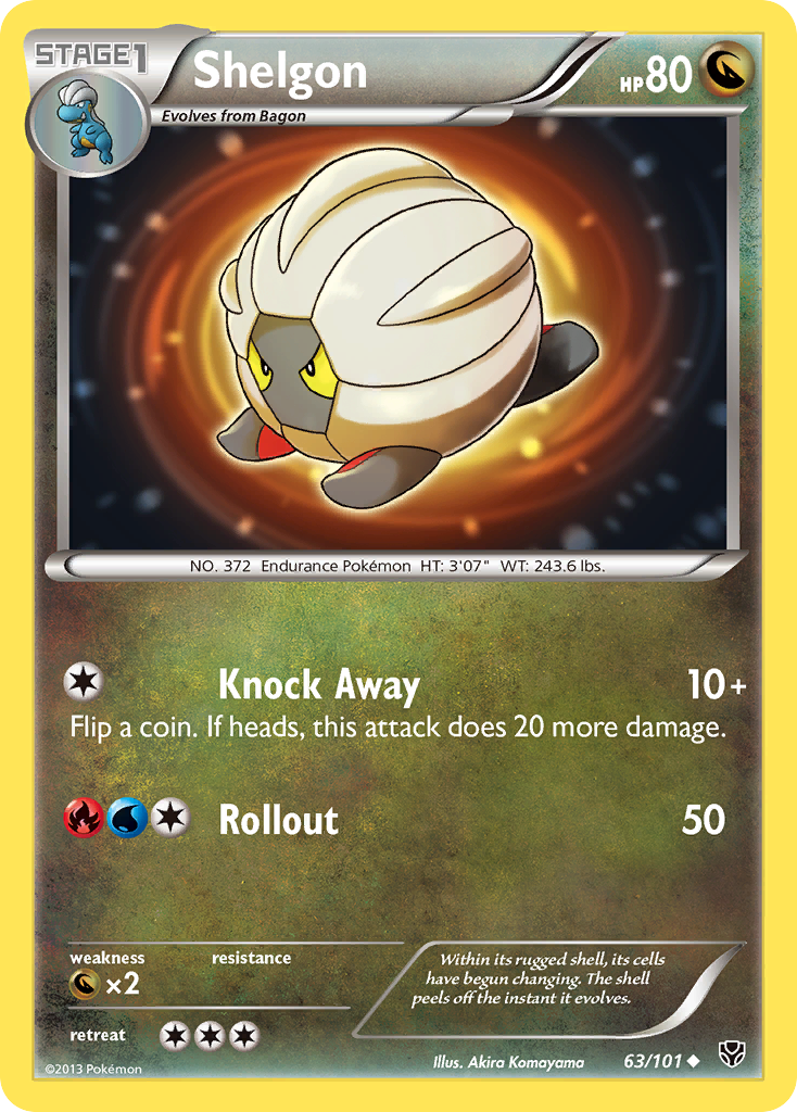 Shelgon (63/101) [Black & White: Plasma Blast] | Arkham Games and Comics