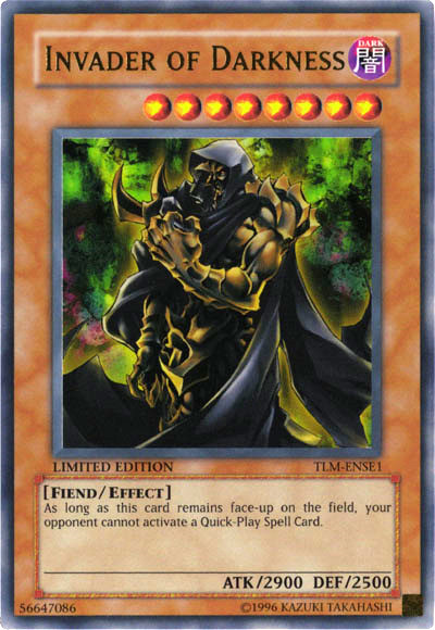 Invader of Darkness [TLM-ENSE1] Ultra Rare | Arkham Games and Comics