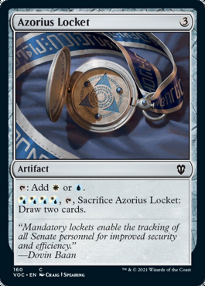 Azorius Locket [Innistrad: Crimson Vow Commander] | Arkham Games and Comics