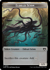 Eldrazi Scion // Phyrexian Beast Double-Sided Token [Commander Masters Tokens] | Arkham Games and Comics