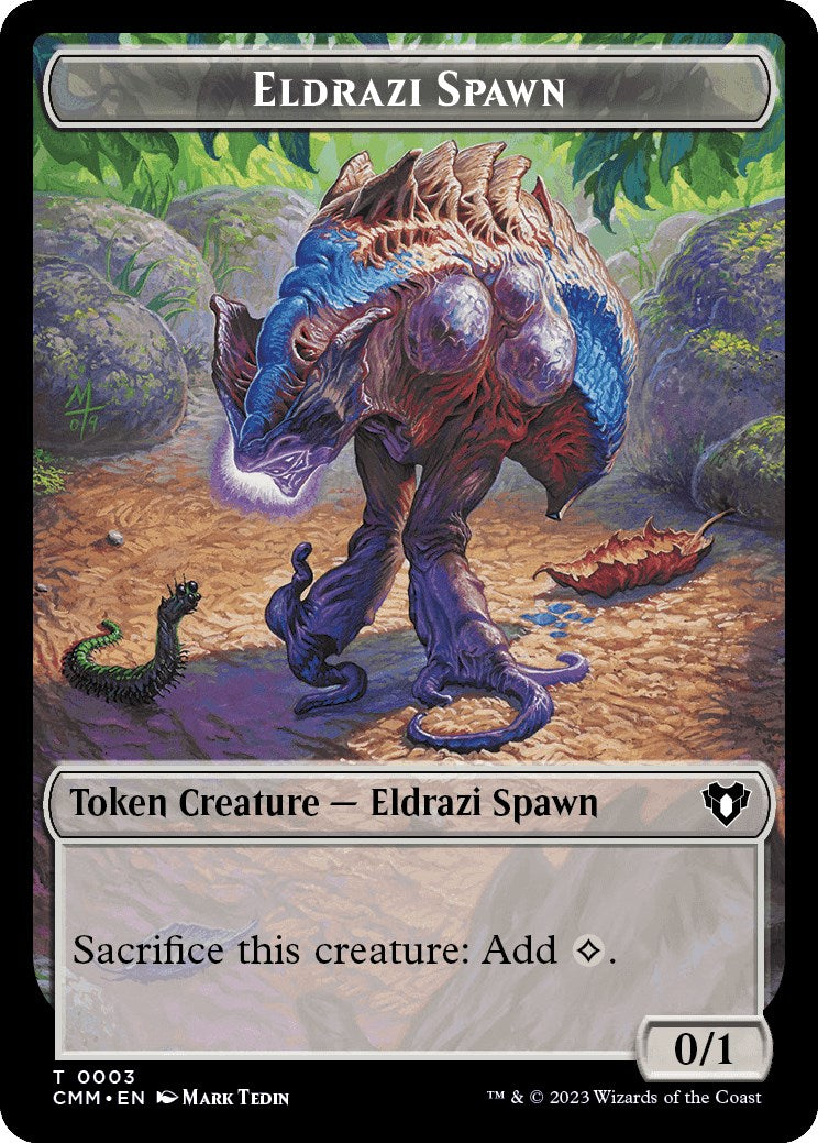 Eldrazi Spawn // Insect Double-Sided Token [Commander Masters Tokens] | Arkham Games and Comics