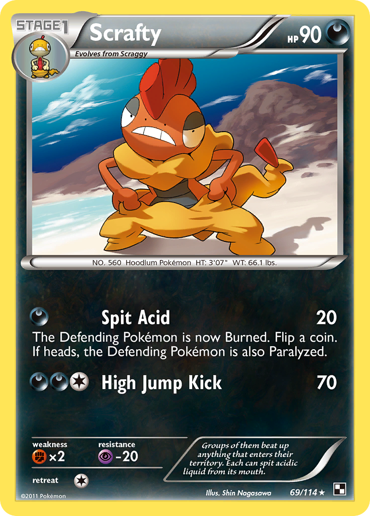 Scrafty (69/114) [Black & White: Base Set] | Arkham Games and Comics