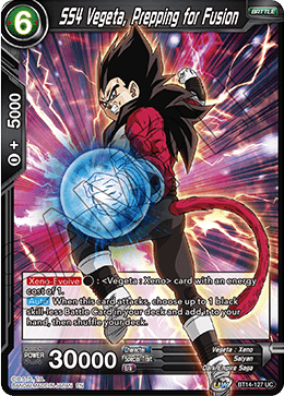 SS4 Vegeta, Prepping for Fusion (BT14-127) [Cross Spirits] | Arkham Games and Comics