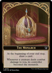 The Monarch // Construct (0041) Double-Sided Token [Commander Masters Tokens] | Arkham Games and Comics