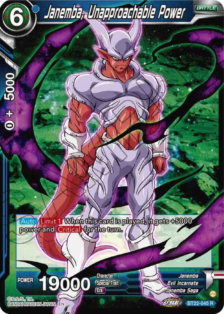 Janemba, Unapproachable Power (BT22-045) [Critical Blow] | Arkham Games and Comics