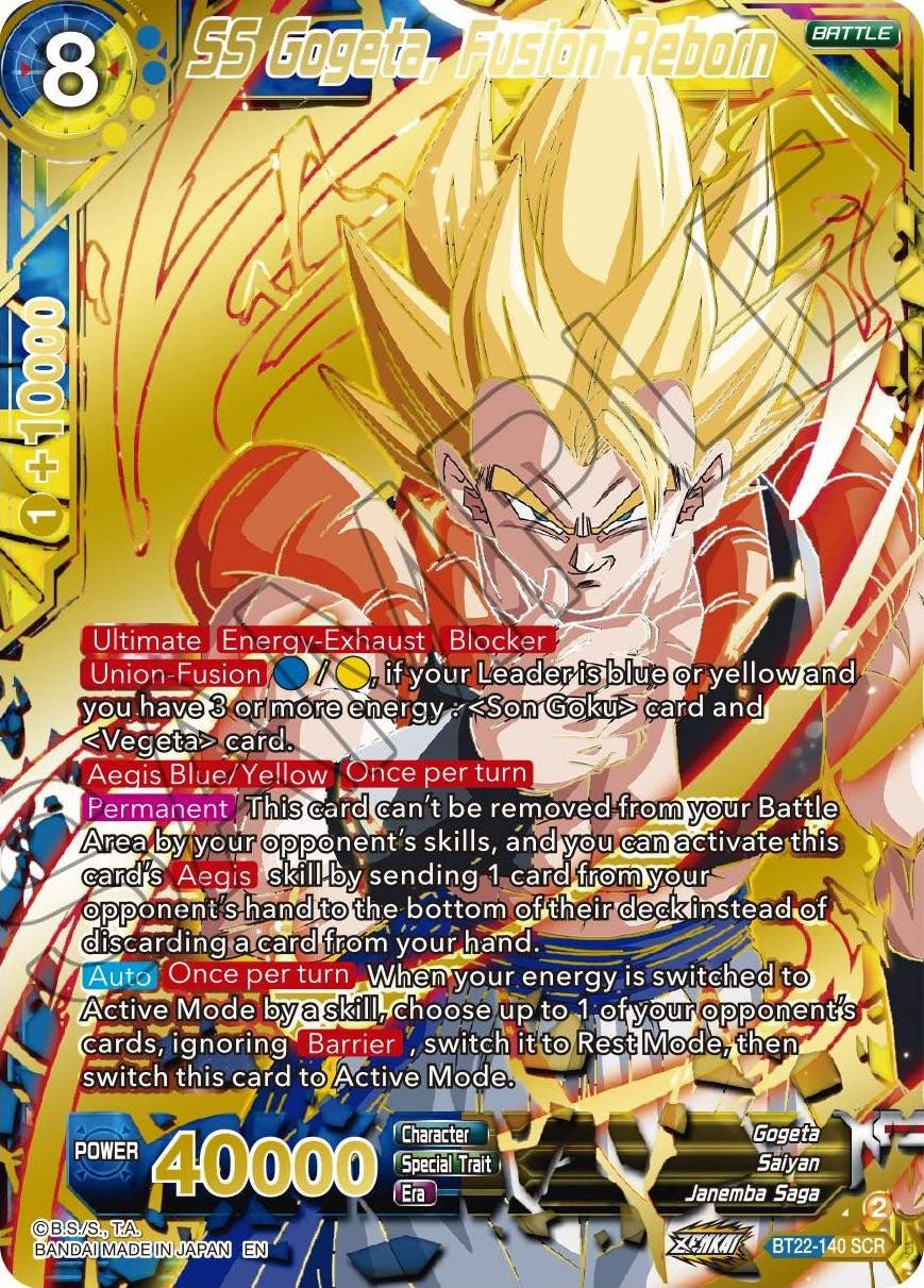 SS Gogeta, Fusion Reborn (BT22-140) [Critical Blow] | Arkham Games and Comics