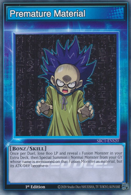Premature Material [SBC1-ENS20] Common | Arkham Games and Comics