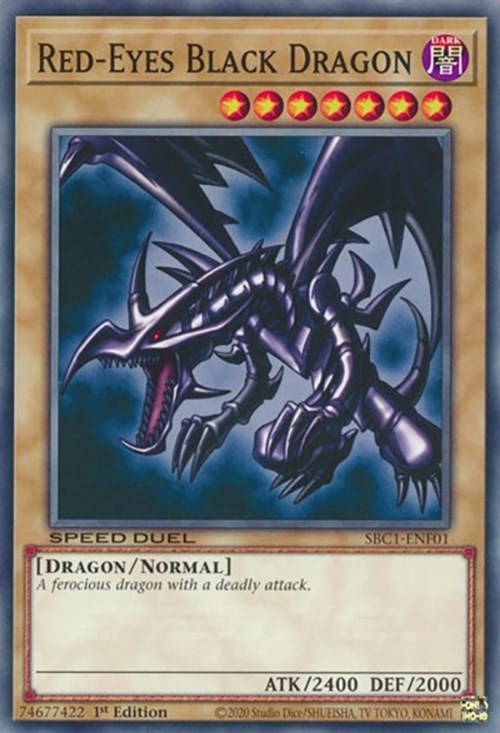 Red-Eyes Black Dragon [SBC1-ENF01] Common | Arkham Games and Comics